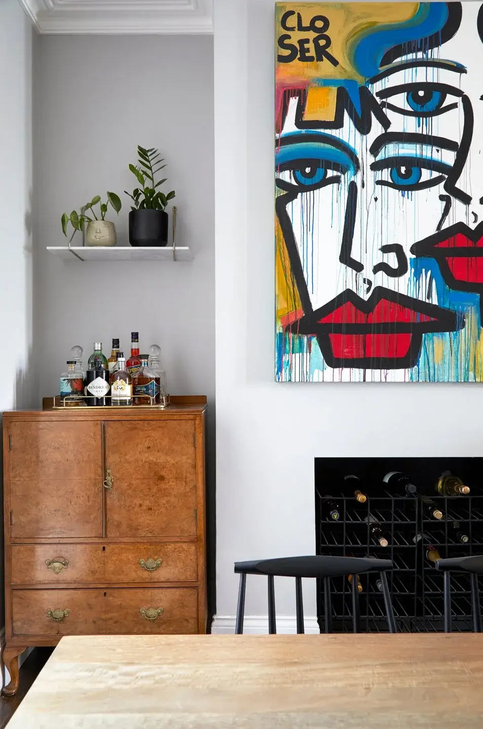 Living room in the Brixton Townhouse, Brixton, London SW9 — interior design by Born & Bred Studio