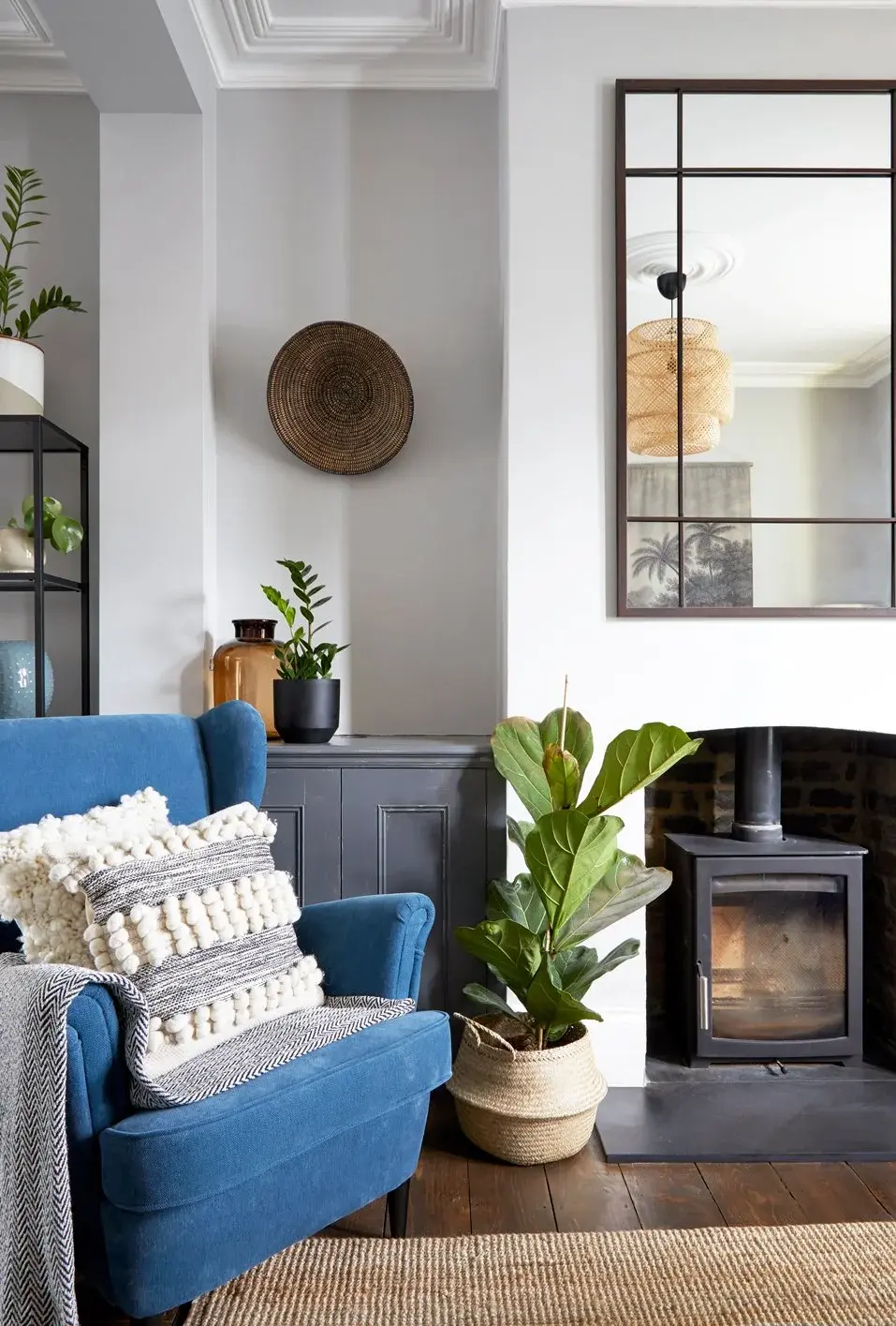Living room in the Brixton Townhouse, Brixton, London SW9 — interior design by Born & Bred Studio