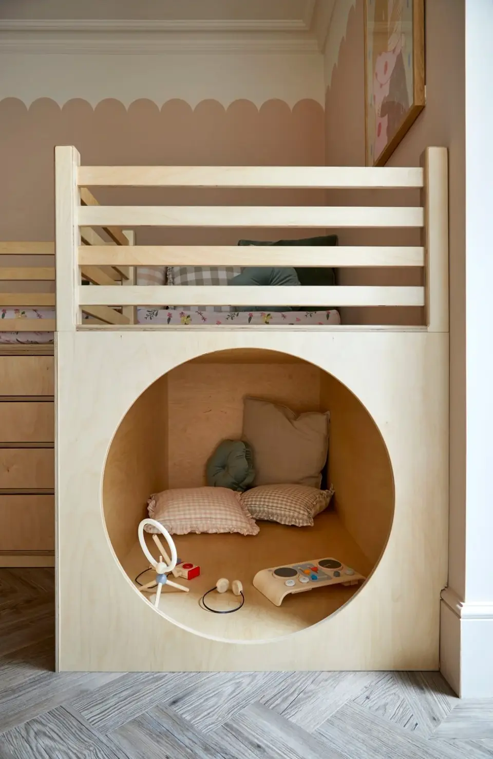 Playroom in the Crouch End Victorian Terrace, Crouch End, London N8 — interior design by Born & Bred Studio