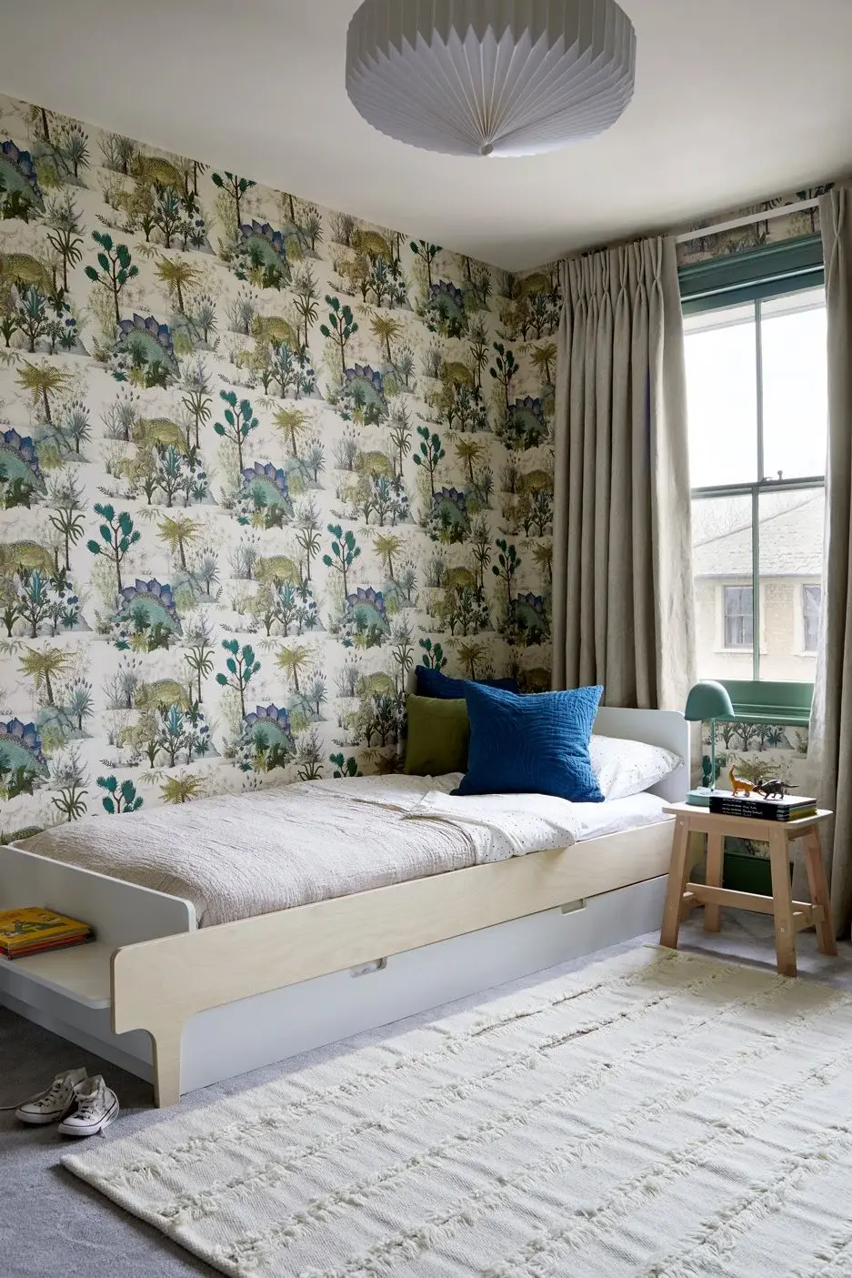Bedroom in the Dartmouth Park Townhouse, Dartmouth Park, London NW5 — interior design by Born & Bred Studio