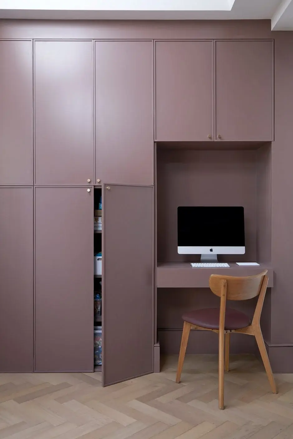Bespoke joinery in the Dollis Hill Edwardian Terrace — “The Berry Project”, Dollis Hill, London NW10 — interior design by Born & Bred Studio