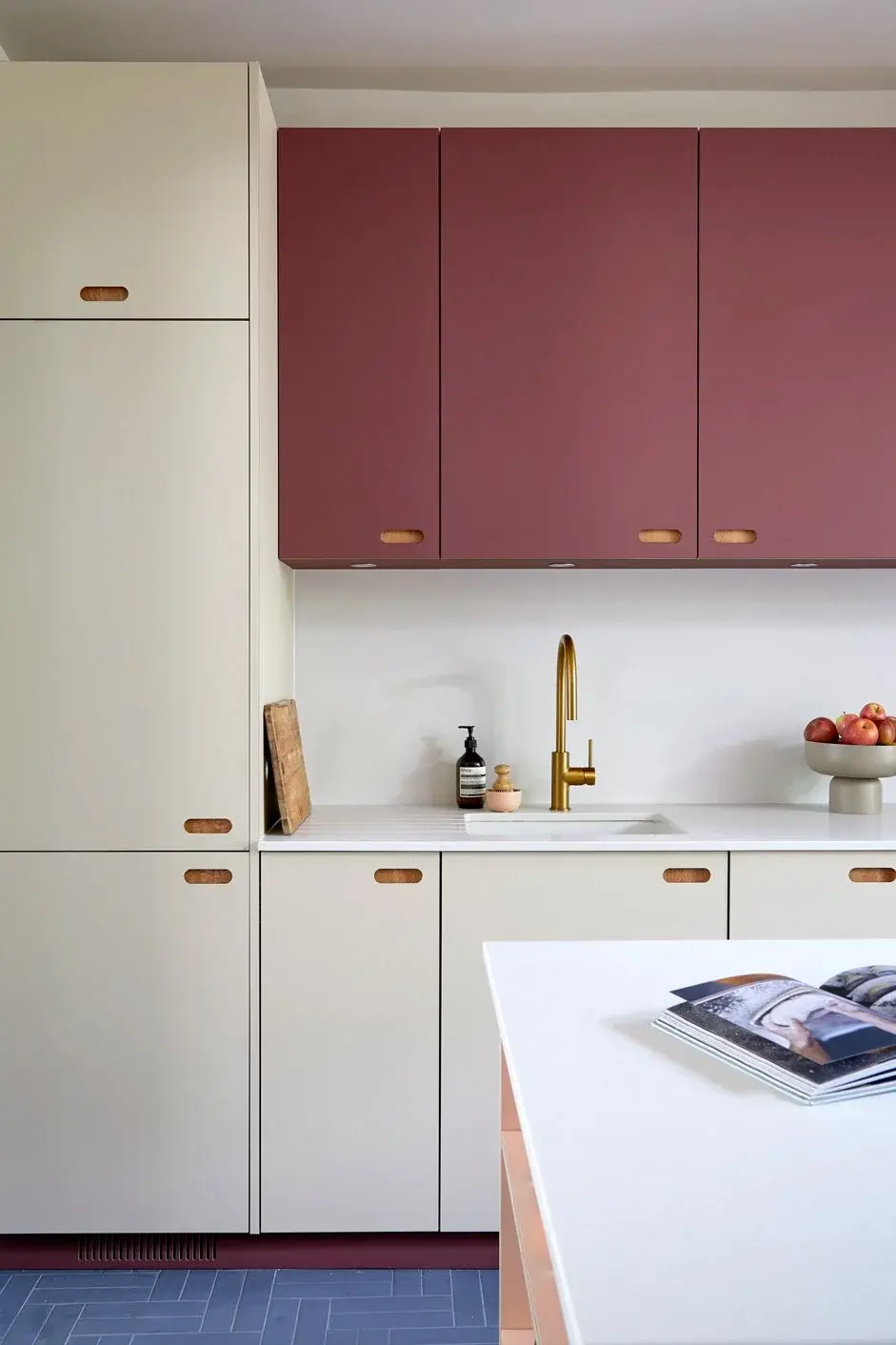 Kitchen in the Dollis Hill Edwardian Terrace — “The Berry Project”, Dollis Hill, London NW10 — interior design by Born & Bred Studio