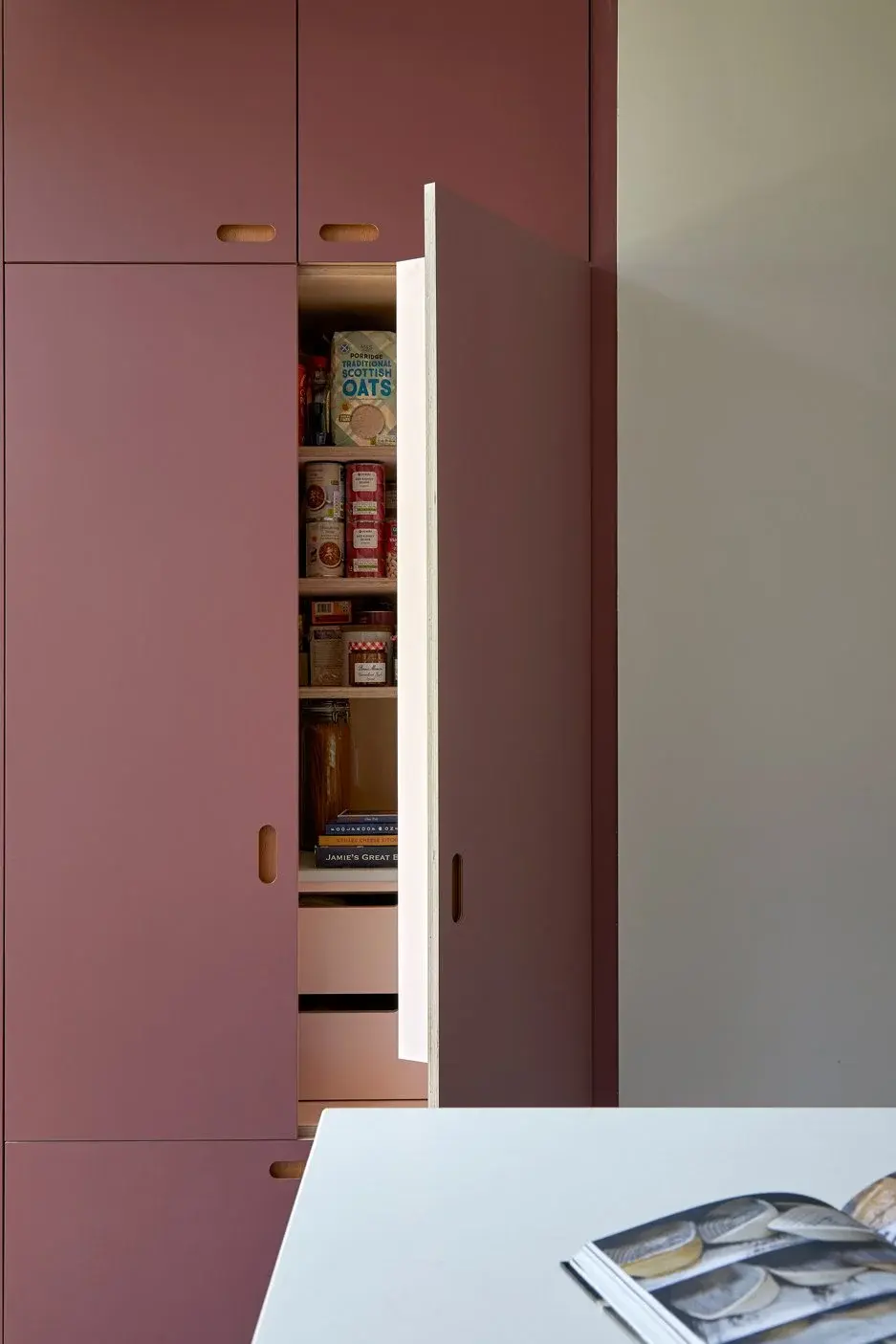 Kitchen in the Dollis Hill Edwardian Terrace — “The Berry Project”, Dollis Hill, London NW10 — interior design by Born & Bred Studio