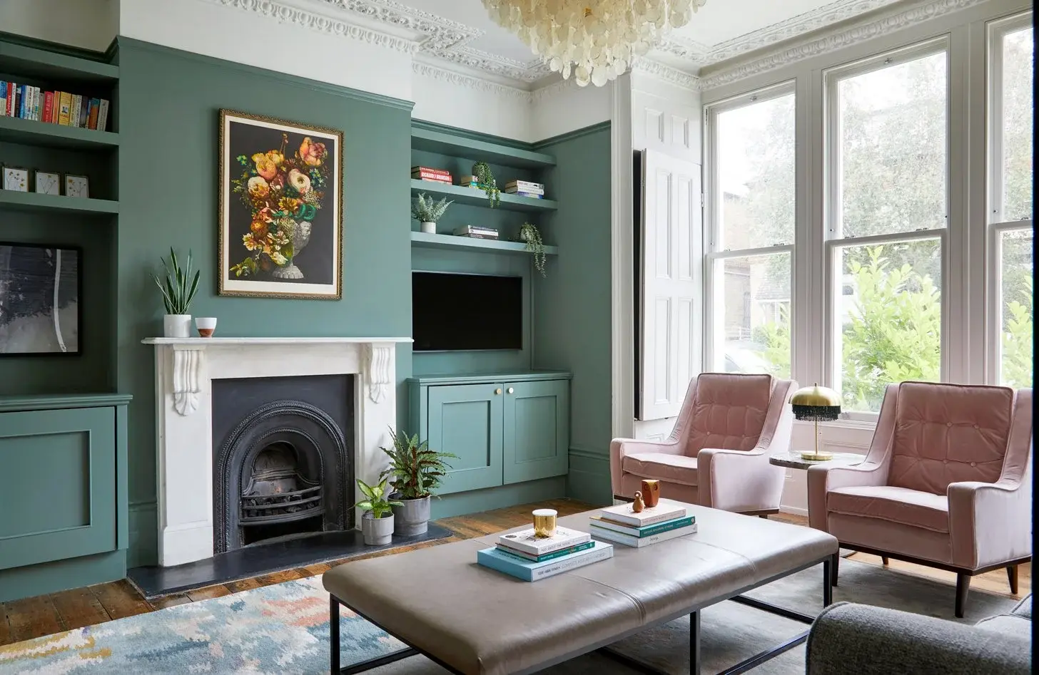 Interior of the Finsbury Park Townhouse, Finsbury Park, London N4, designed by Born & Bred Studio