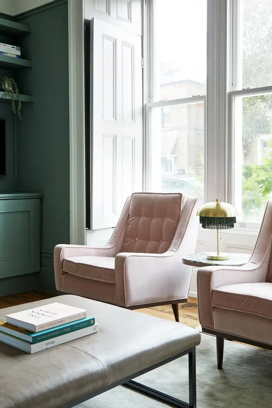 Styling detail in the Finsbury Park Townhouse, Finsbury Park, London N4 — interior design by Born & Bred Studio