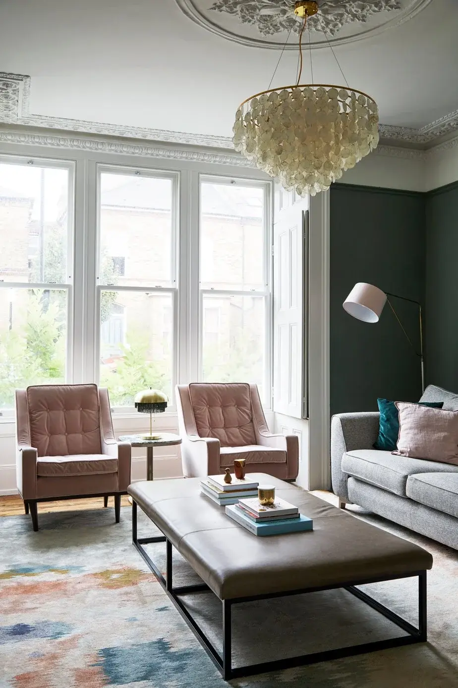 Styling detail in the Finsbury Park Townhouse, Finsbury Park, London N4 — interior design by Born & Bred Studio