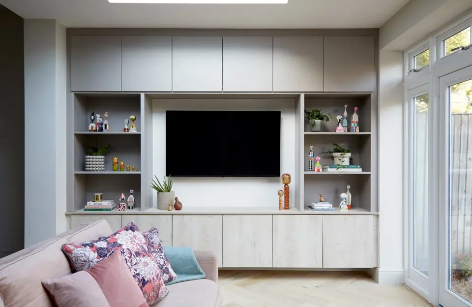 Living room in the Harrow on the Hill Victorian Semi, Harrow on the Hill, HA1 — interior design by Born & Bred Studio