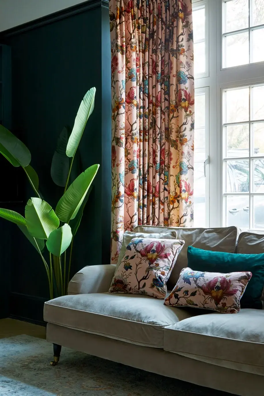 Living room in the Harrow on the Hill Victorian Semi, Harrow on the Hill, HA1 — interior design by Born & Bred Studio