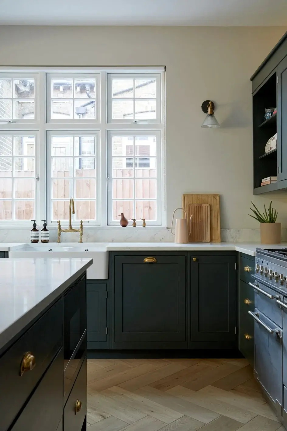 Kitchen in the Harrow on the Hill Victorian Semi, Harrow on the Hill, HA1 — interior design by Born & Bred Studio