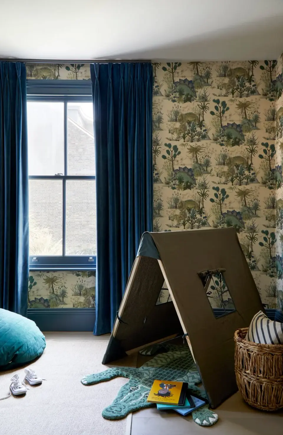 Playroom in the Kensal Green Victorian House, Kensal Green, London NW10 — interior design by Born & Bred Studio