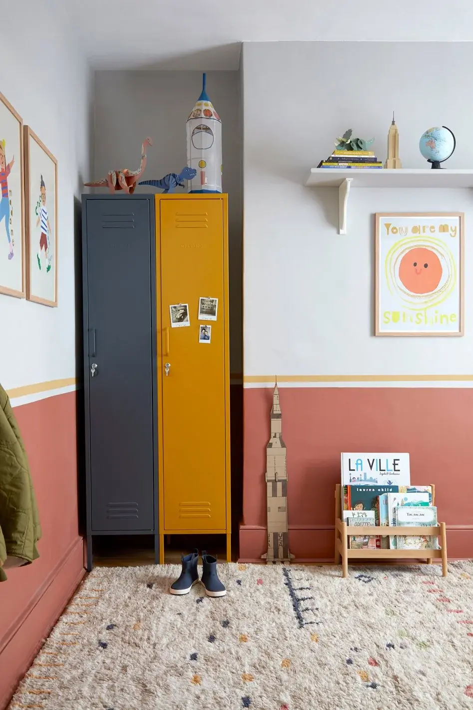 Child’s bedroom in the Kentish Town Victorian Flat, Kentish Town, London NW5 — interior design by Born & Bred Studio