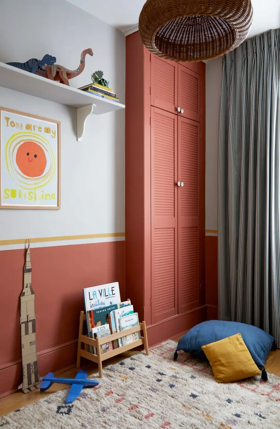 Child’s bedroom in the Kentish Town Victorian Flat, Kentish Town, London NW5 — interior design by Born & Bred Studio