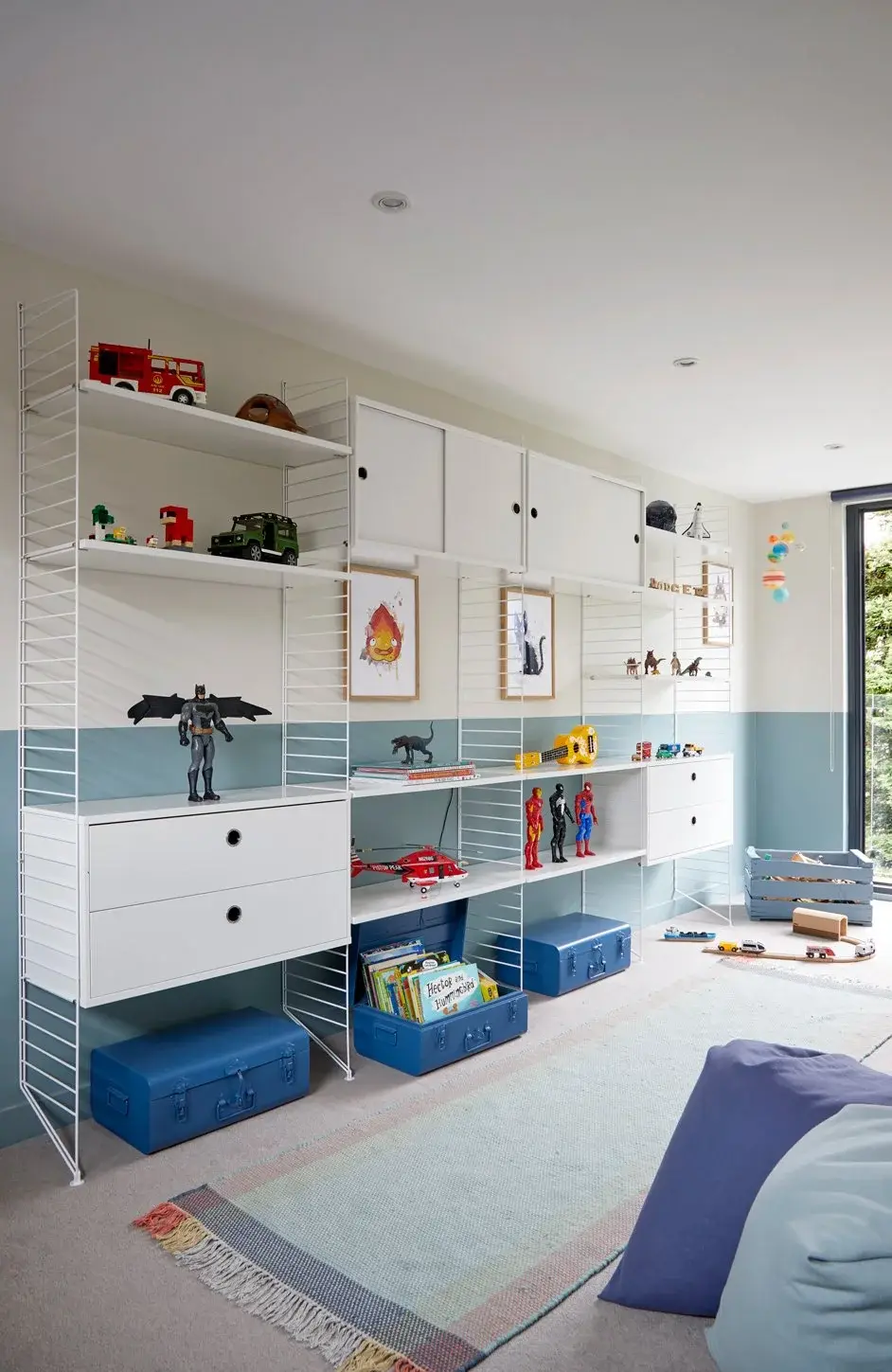 Child’s bedroom in the Muswell Hill Edwardian House, Muswell Hill, London N10 — interior design by Born & Bred Studio