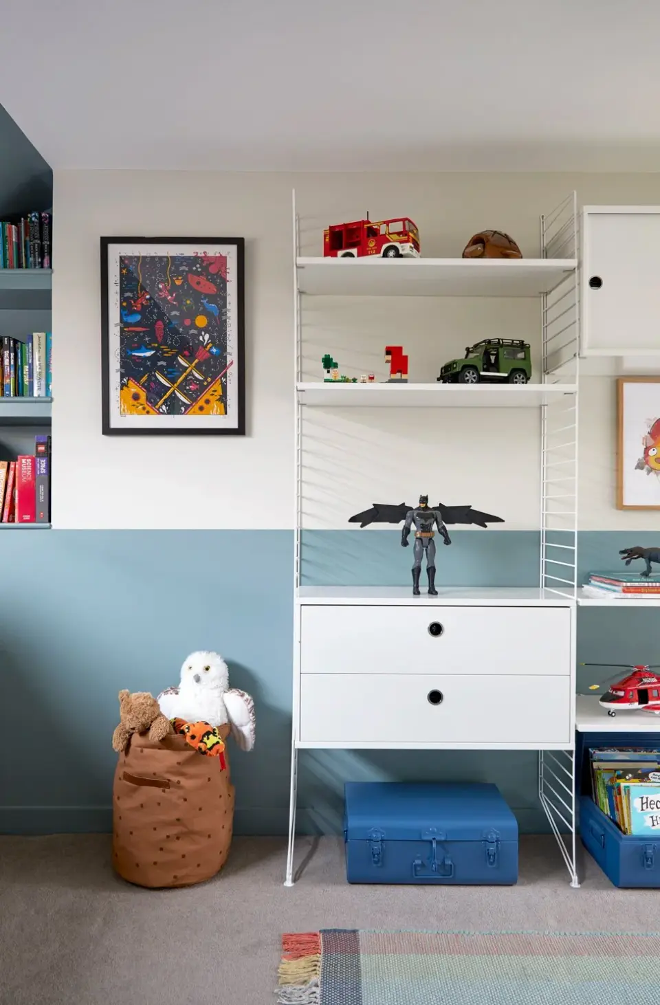 Child’s bedroom in the Muswell Hill Edwardian House, Muswell Hill, London N10 — interior design by Born & Bred Studio