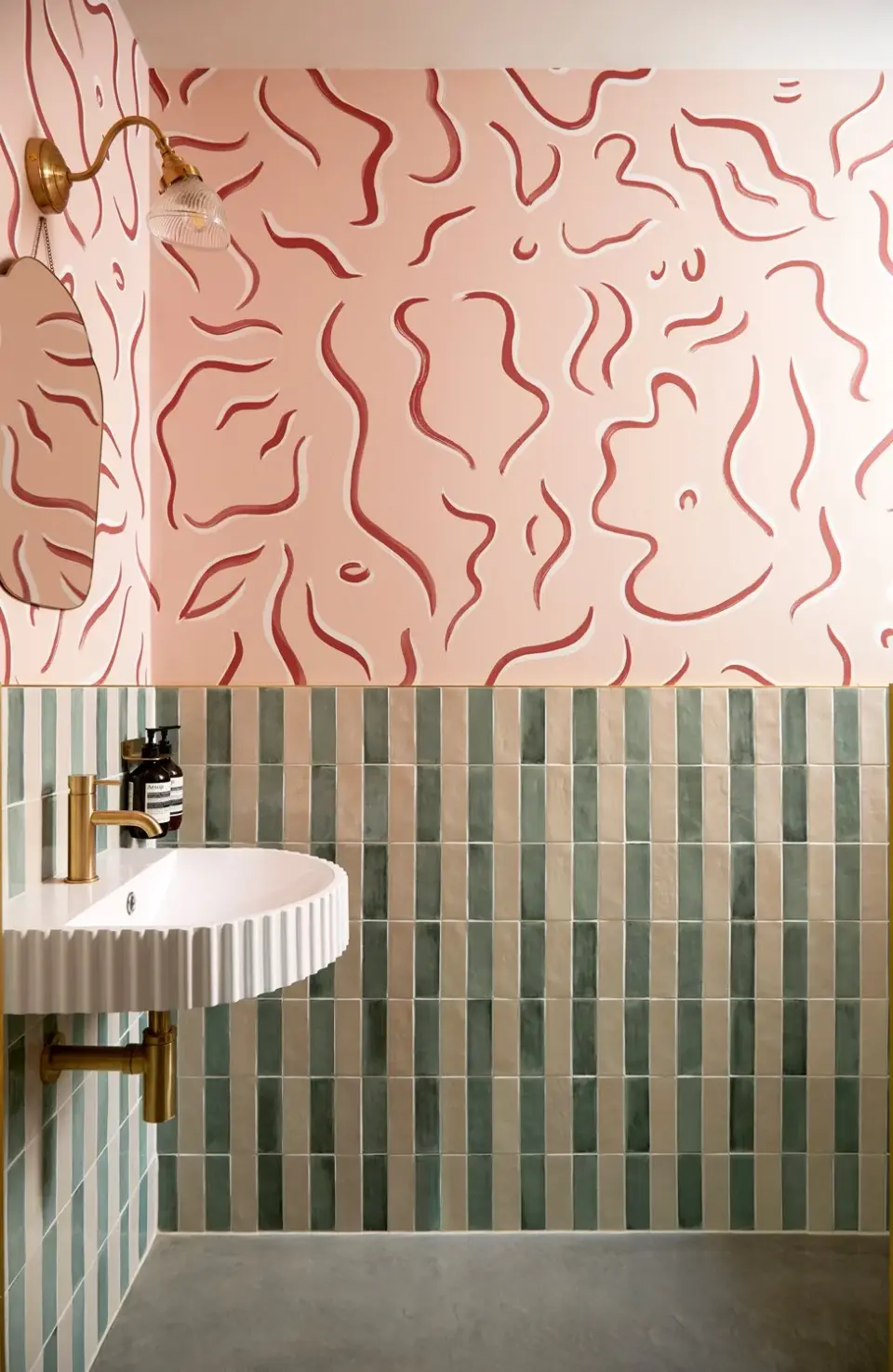 Bathroom in the Muswell Hill Victorian Villa, Muswell Hill, London N10 — interior design by Born & Bred Studio