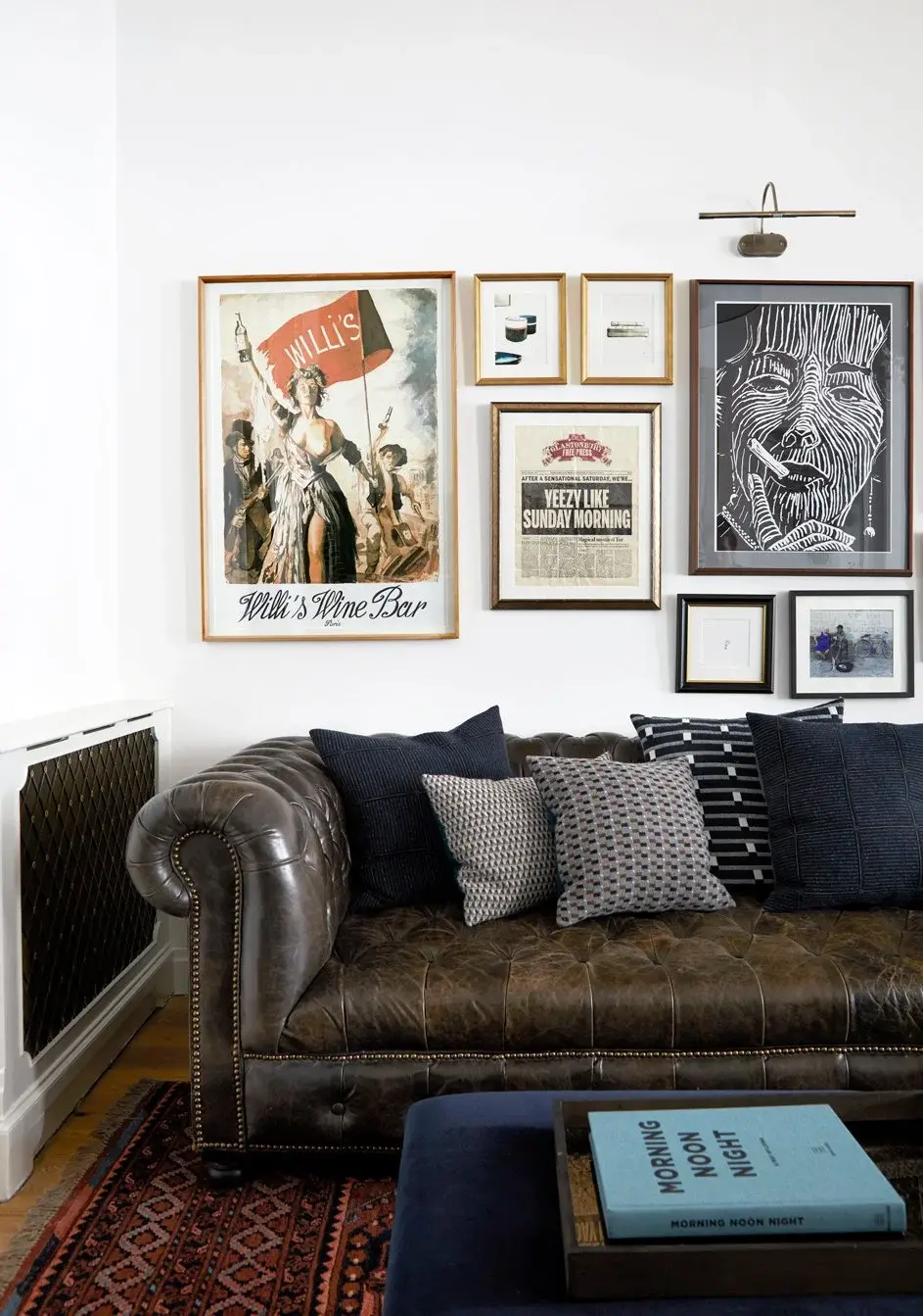 Living room in the Notting Hill Townhouse, Notting Hill, London W11 — interior design by Born & Bred Studio