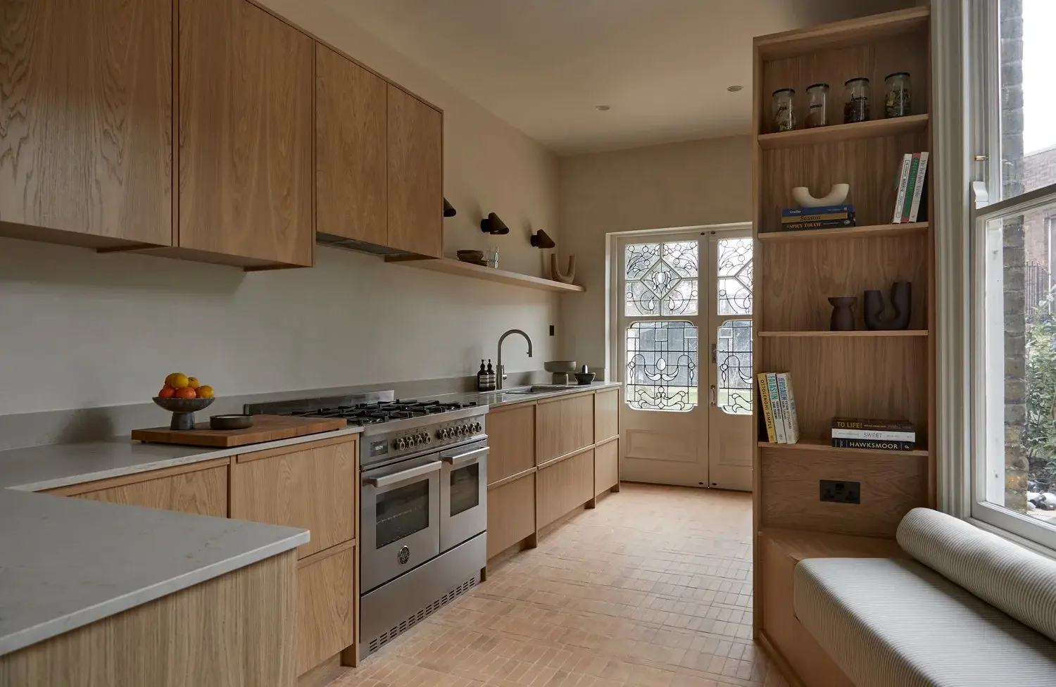 Kitchen in the Palmers Green Edwardian Semi, Palmers Green, London N13 — interior design by Born & Bred Studio