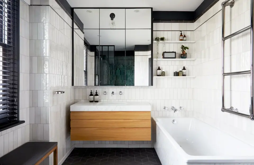 Queen’s Park Victorian Villa Bathroom — interior designed by Born & Bred Studio