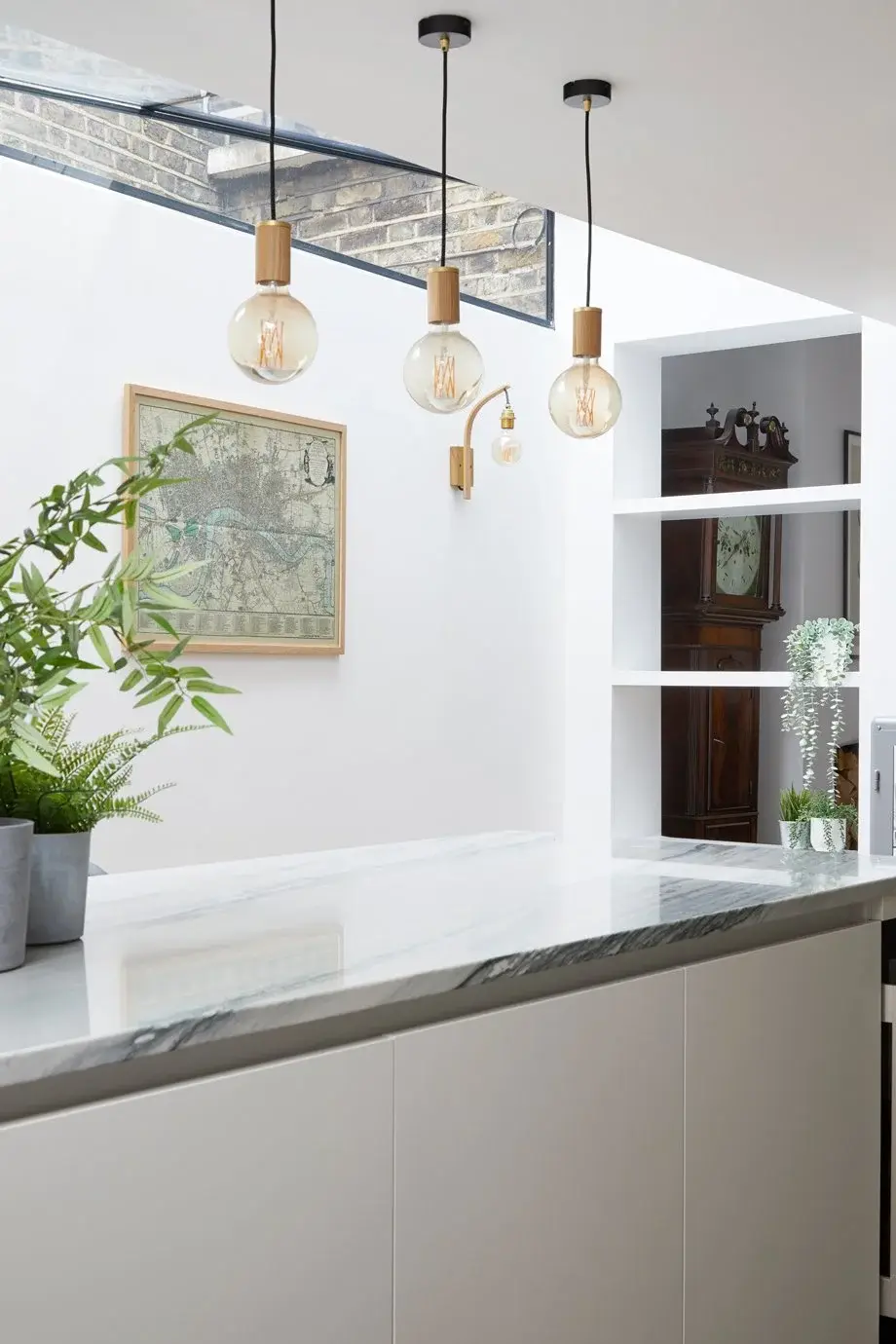 Kitchen in the Queen’s Park Workers’ Cottage, Queen’s Park, London W9 — interior design by Born & Bred Studio