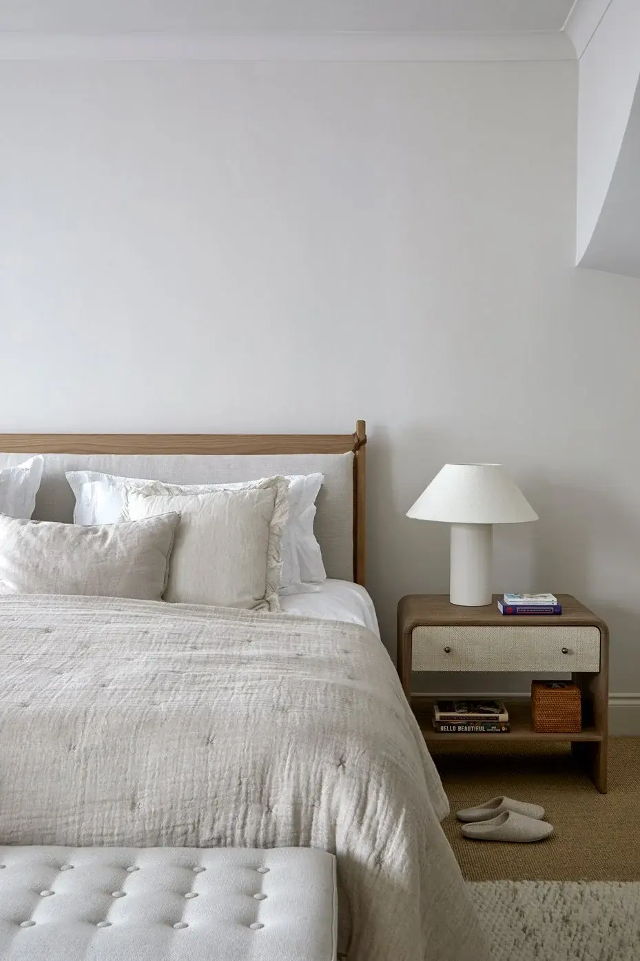 Bedroom in the South Kensington Townhouse, South Kensington, London SW7 — interior design by Born & Bred Studio