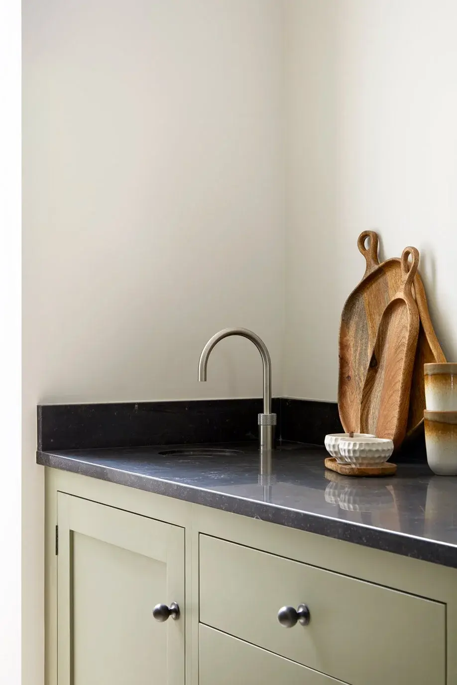 Kitchen in the South Kensington Townhouse, South Kensington, London SW7 — interior design by Born & Bred Studio