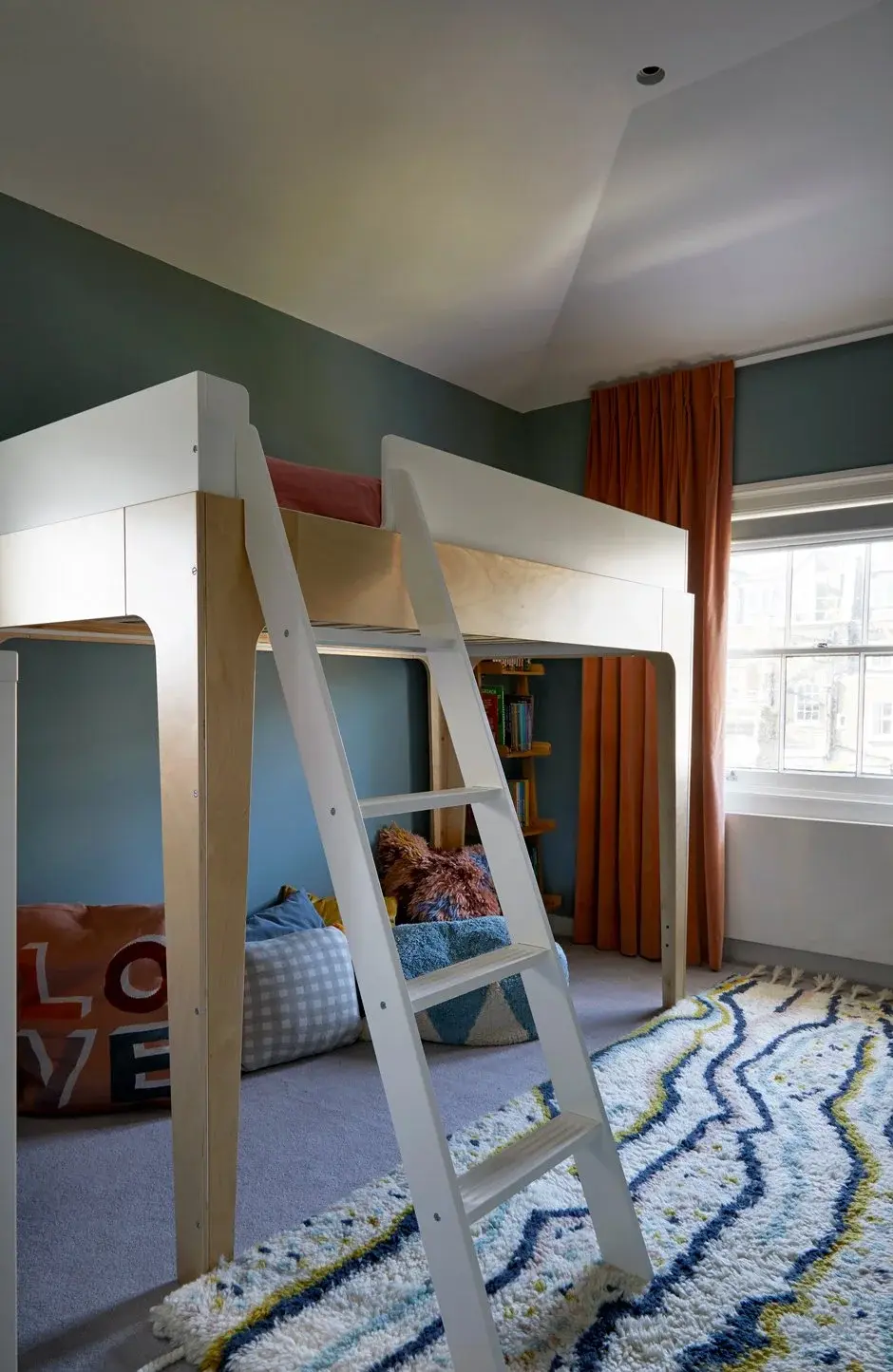 Child’s bedroom in the St John’s Wood Townhouse, St John’s Wood, London NW8 — interior design by Born & Bred Studio