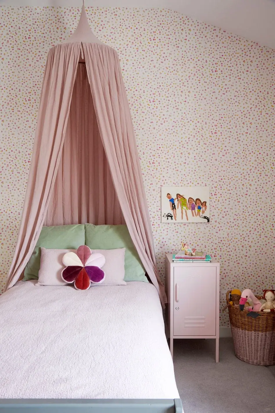 Child’s bedroom in the St John’s Wood Townhouse, St John’s Wood, London NW8 — interior design by Born & Bred Studio