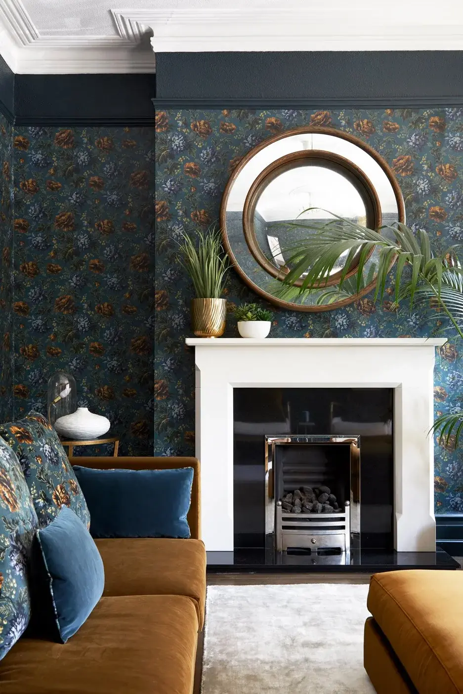 Living room in the Upminster 1930s House, Upminster, Essex RM14 — interior design by Born & Bred Studio