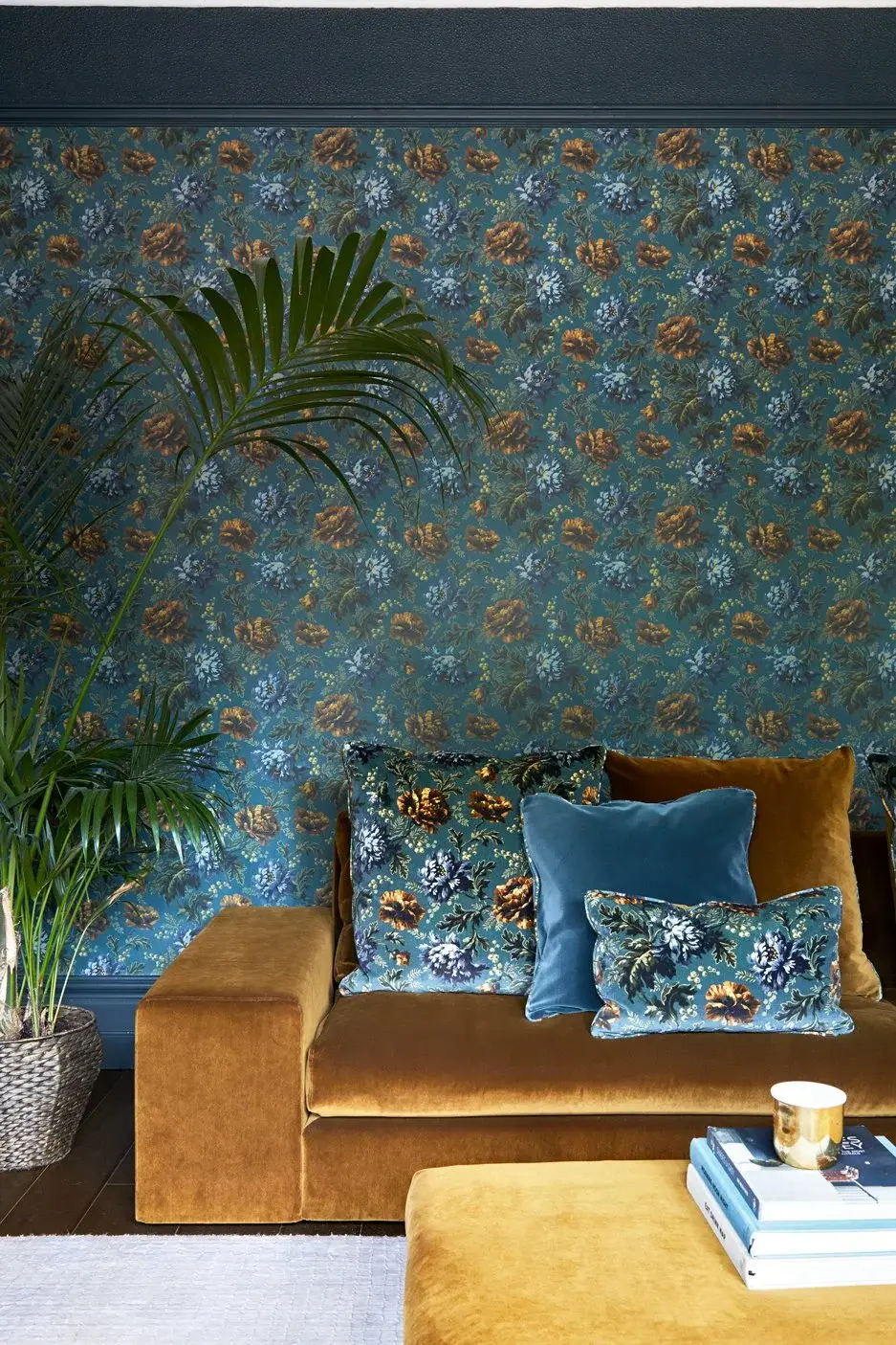 Living room in the Upminster 1930s House, Upminster, Essex RM14 — interior design by Born & Bred Studio