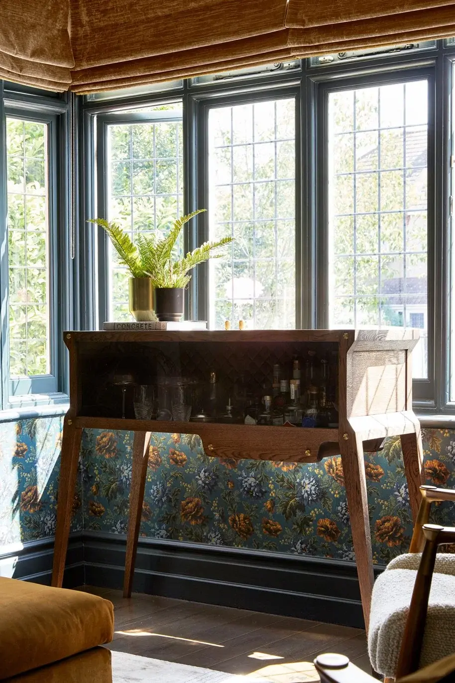 Interior of the Upminster 1930s House, Upminster, Essex RM14, designed by Born & Bred Studio