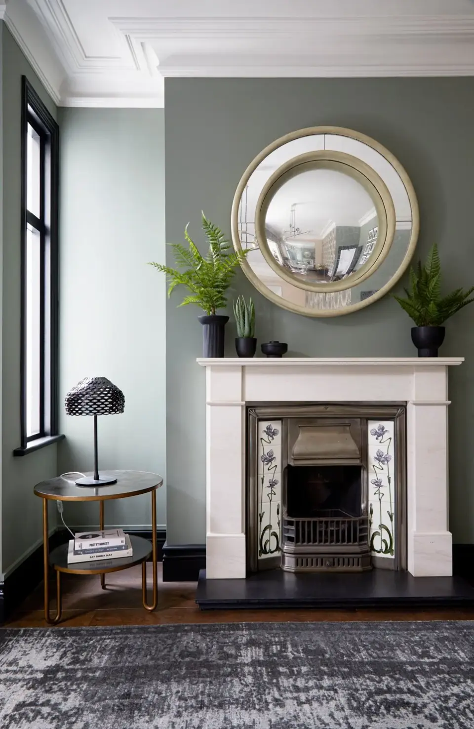 Living room in the Upminster 1930s House, Upminster, Essex RM14 — interior design by Born & Bred Studio